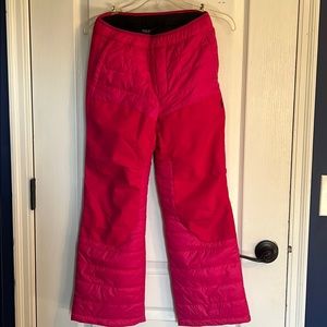 New Ralph Lauren Polo girls snow pants Size 10-12 Pink